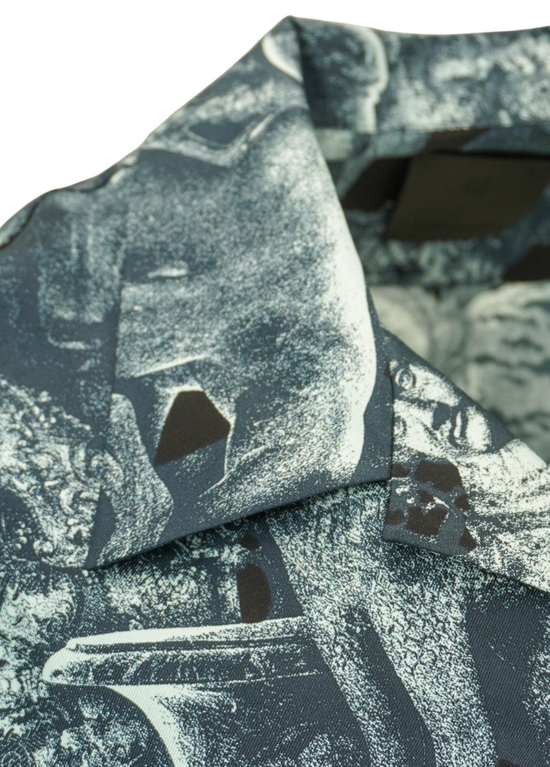 Givenchy New Bowling Shirt in Black and Navy - Discounts on Givenchy at UAL