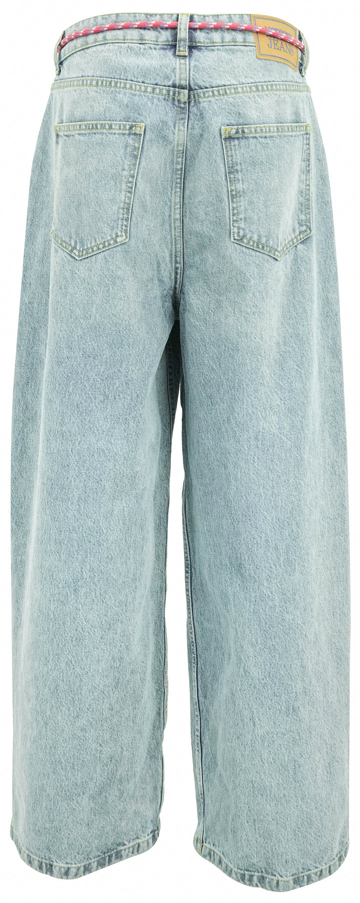 Moschino Jeans Oversized Denim Trousers in Light Wash - Discounts on Moschino Jeans at UAL