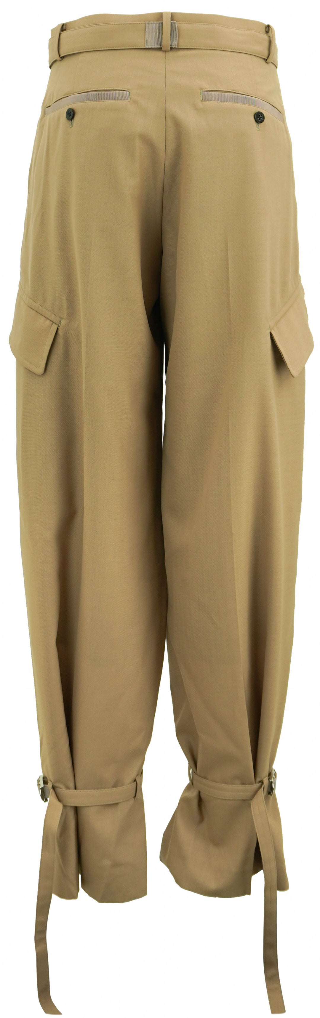 Sacai Cargo Trousers in Beige - Discounts on Sacai at UAL