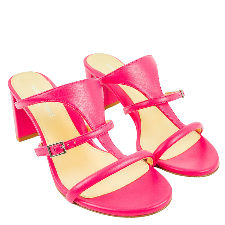 Marion Parke Sabrina 70 Sandals in Magenta - Discounts on Marion Parke at UAL