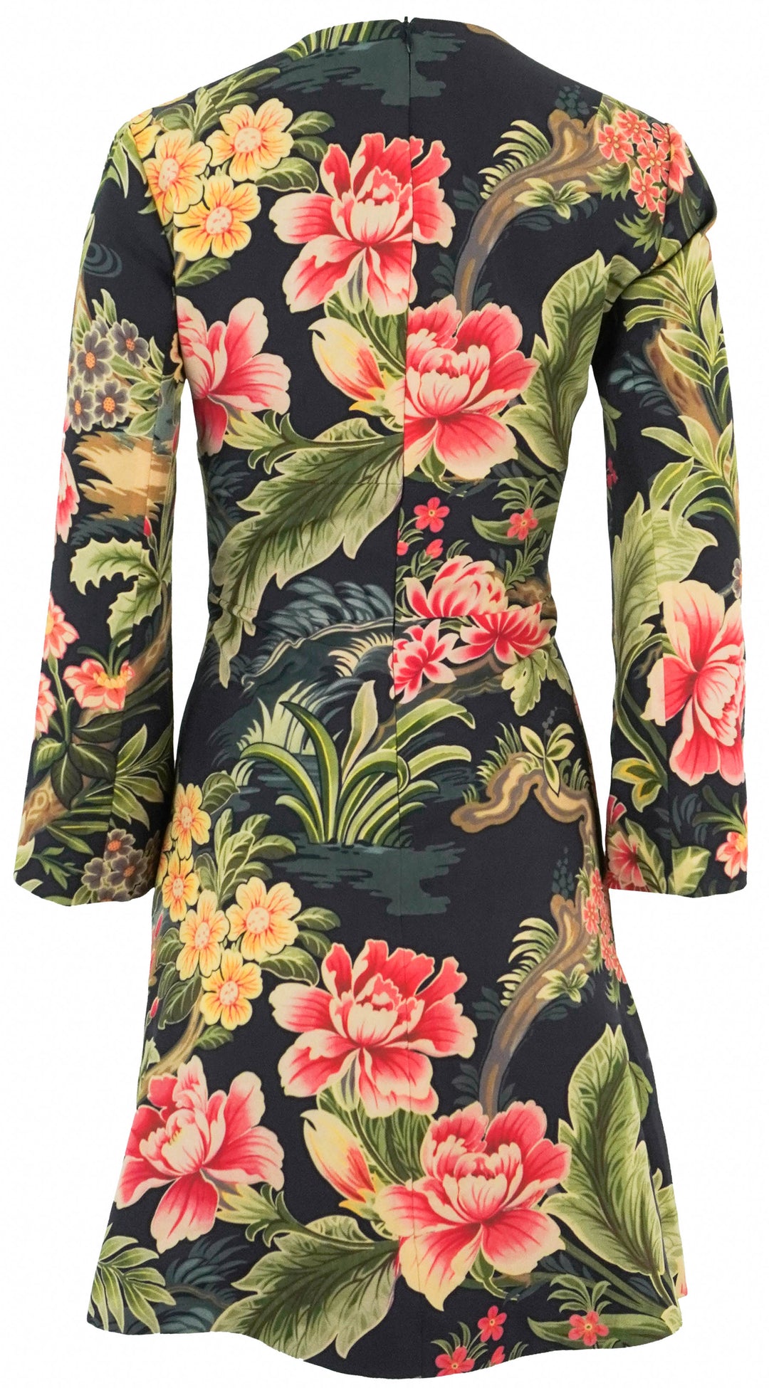 Etro Floral Print Dress in Navy - Discounts on Etro at UAL