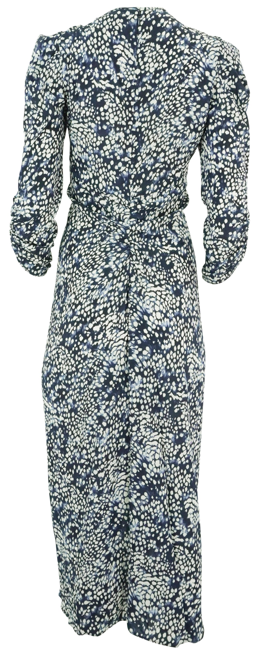 Isabel Marant Albini Dress in Midnight and White - Discounts on Isabel Marant at UAL