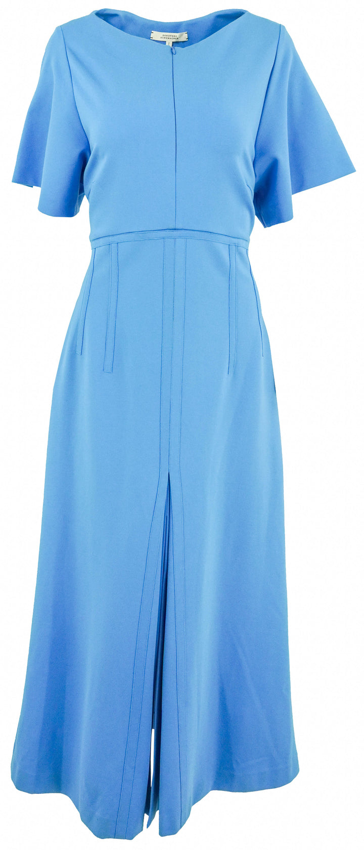 Dorothee Schumacher Short Sleeve Midi Dress in Blue - Discounts on Dorothee Schumacher at UAL