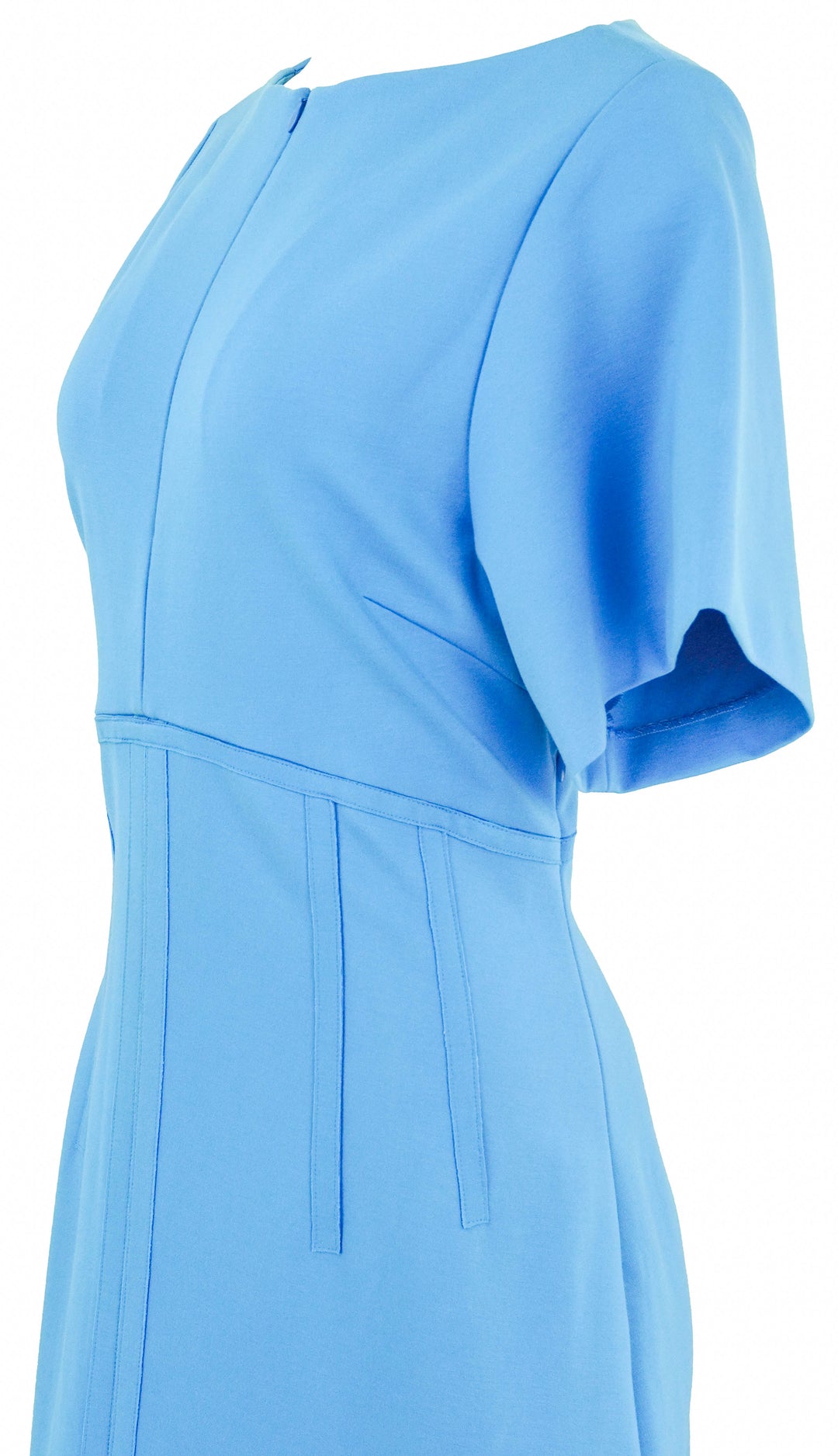 Dorothee Schumacher Short Sleeve Midi Dress in Blue - Discounts on Dorothee Schumacher at UAL
