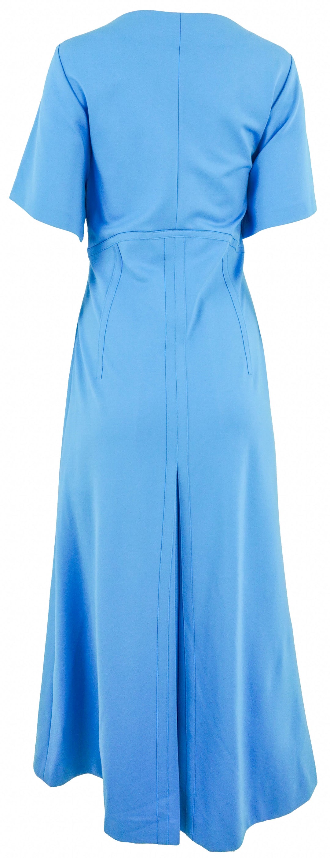 Dorothee Schumacher Short Sleeve Midi Dress in Blue - Discounts on Dorothee Schumacher at UAL