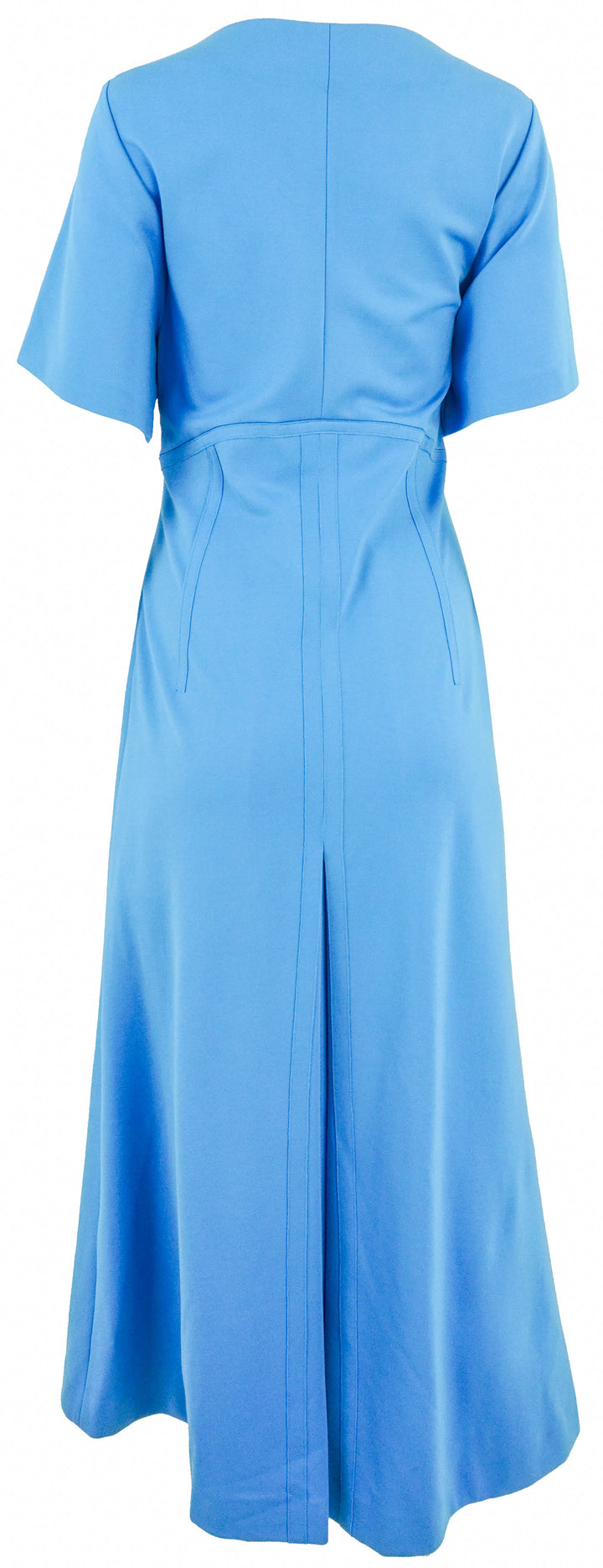 Dorothee Schumacher Short Sleeve Midi Dress in Blue - Discounts on Dorothee Schumacher at UAL
