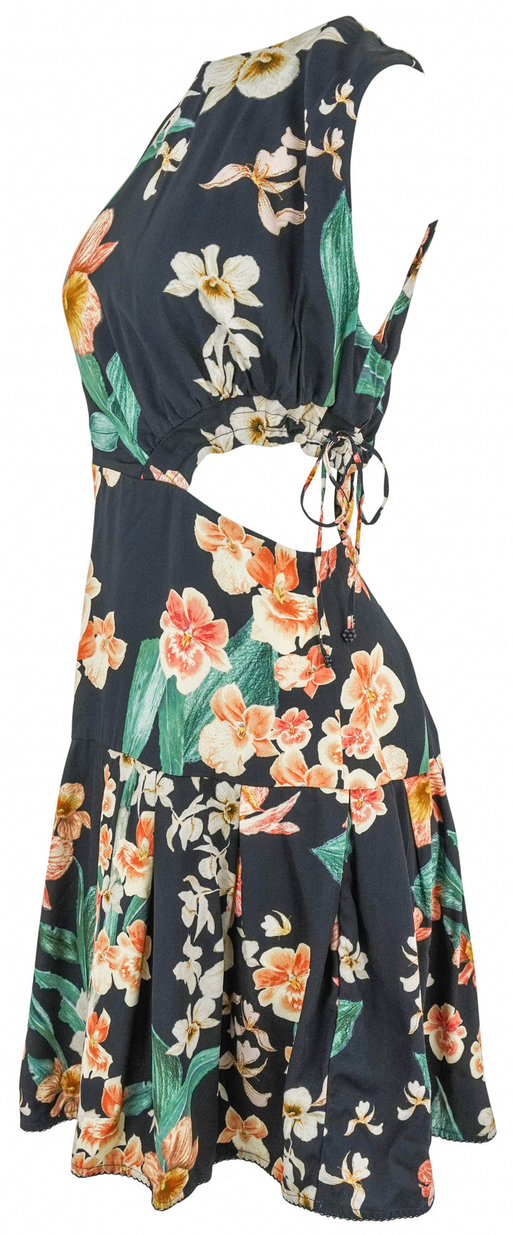 Agua by Agua Bendita Otoño Mini Dress in Navy Multi - Discounts on Agua Bendita at UAL