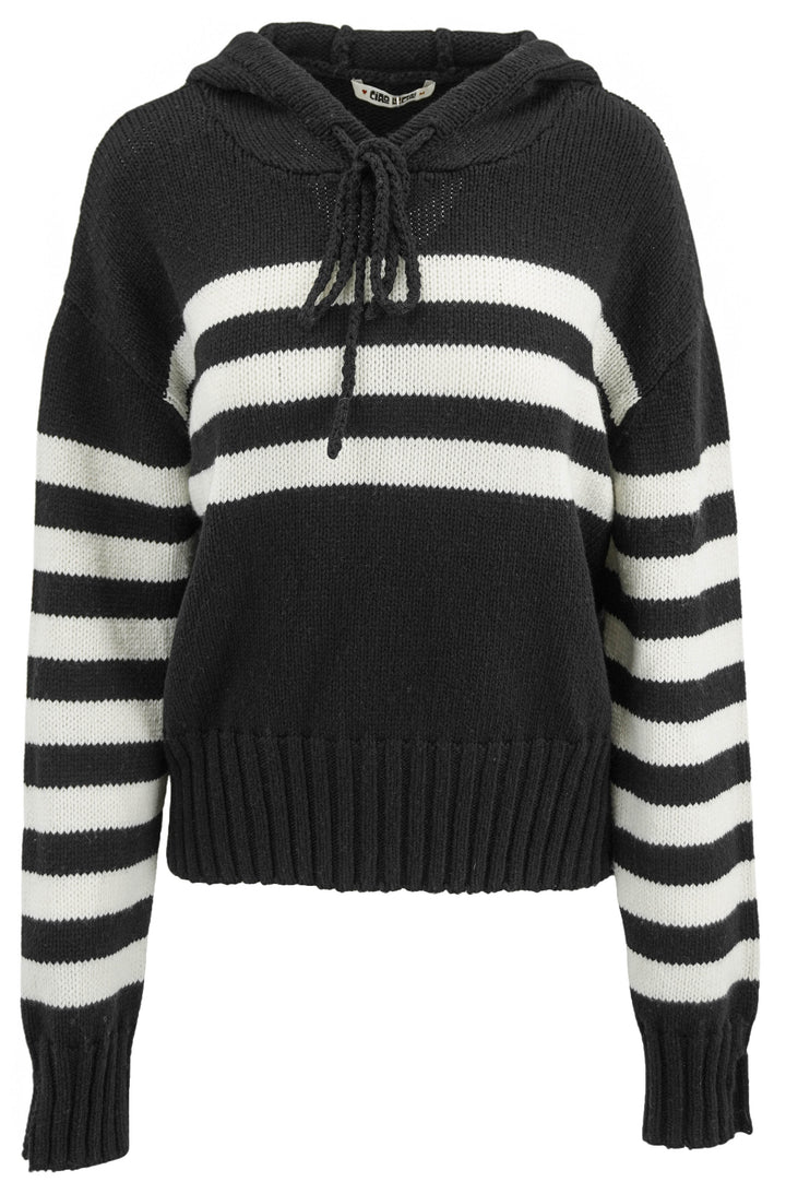 Ciao Lucia Tiago Hoodie in Black and White