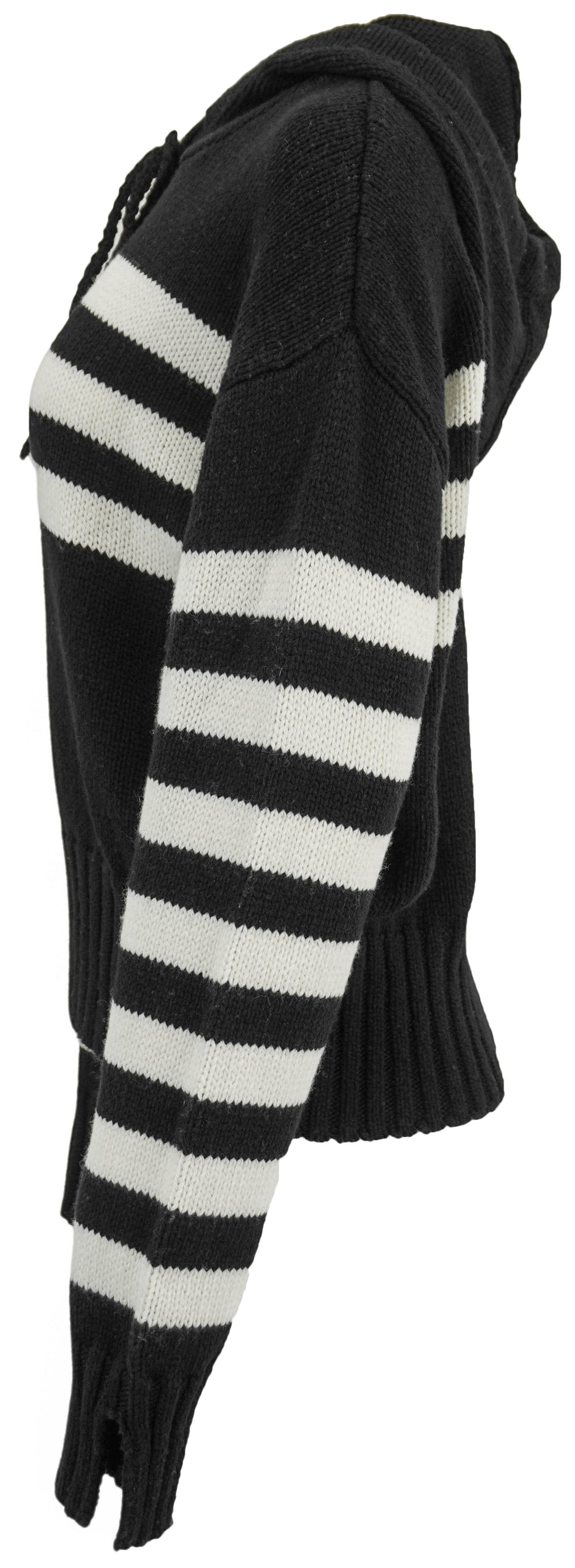 Ciao Lucia Tiago Hoodie in Black and White