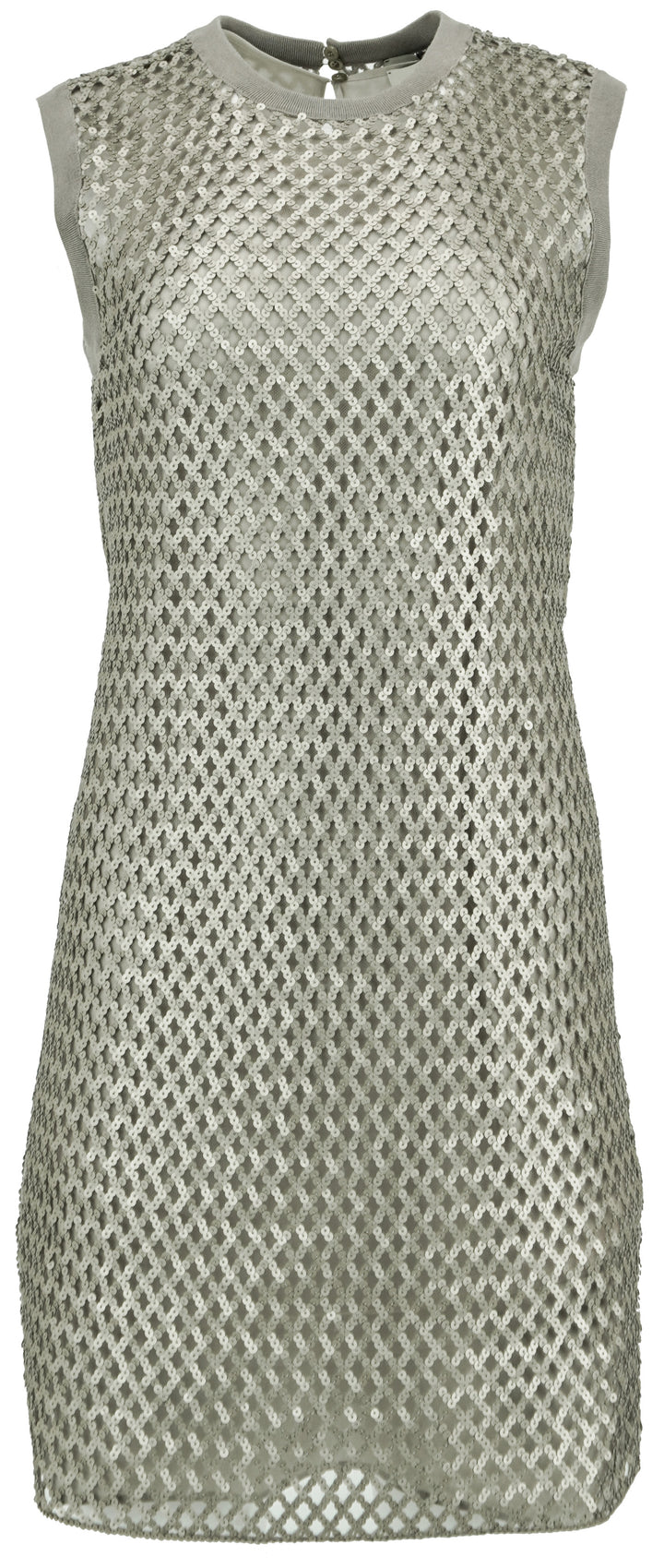 Fendi Sequined Embellished Dress in Grey - Discounts on Fendi at UAL