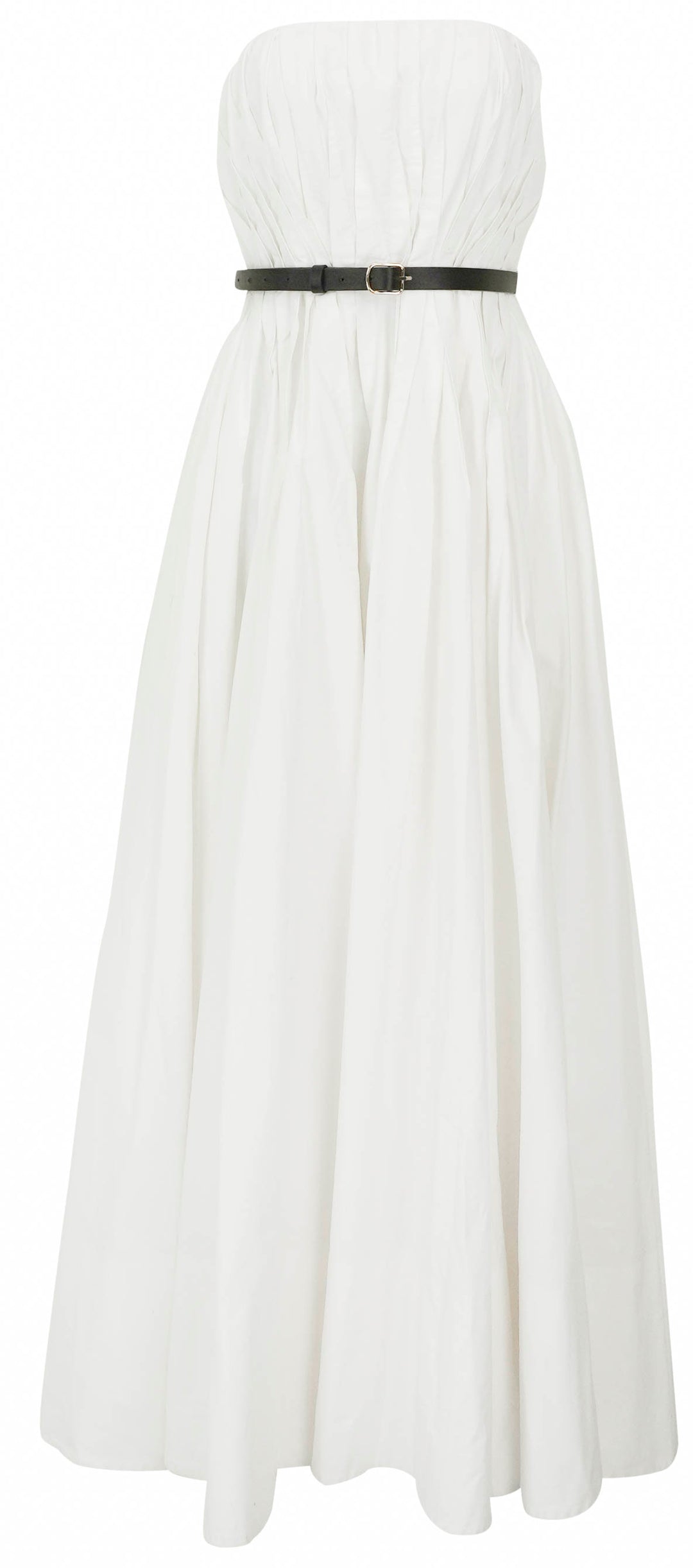 Simkhai Thalia Bustier Midi Dress in White - Discounts on Jonathan Simkhai at UAL