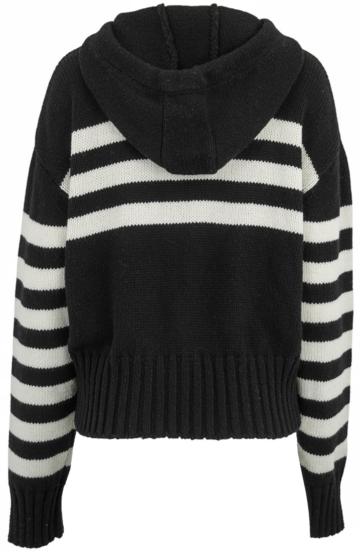 Ciao Lucia Tiago Hoodie in Black and White