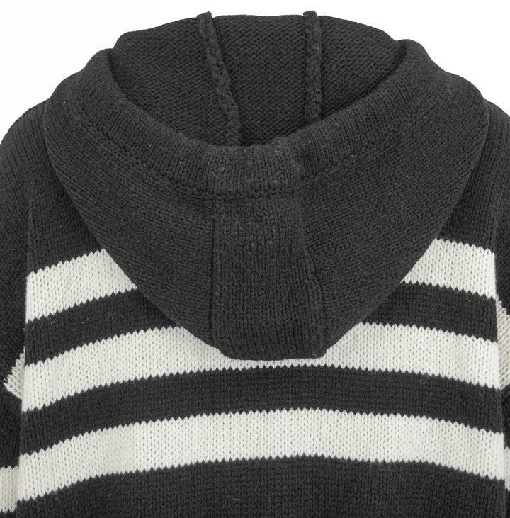 Ciao Lucia Tiago Hoodie in Black and White