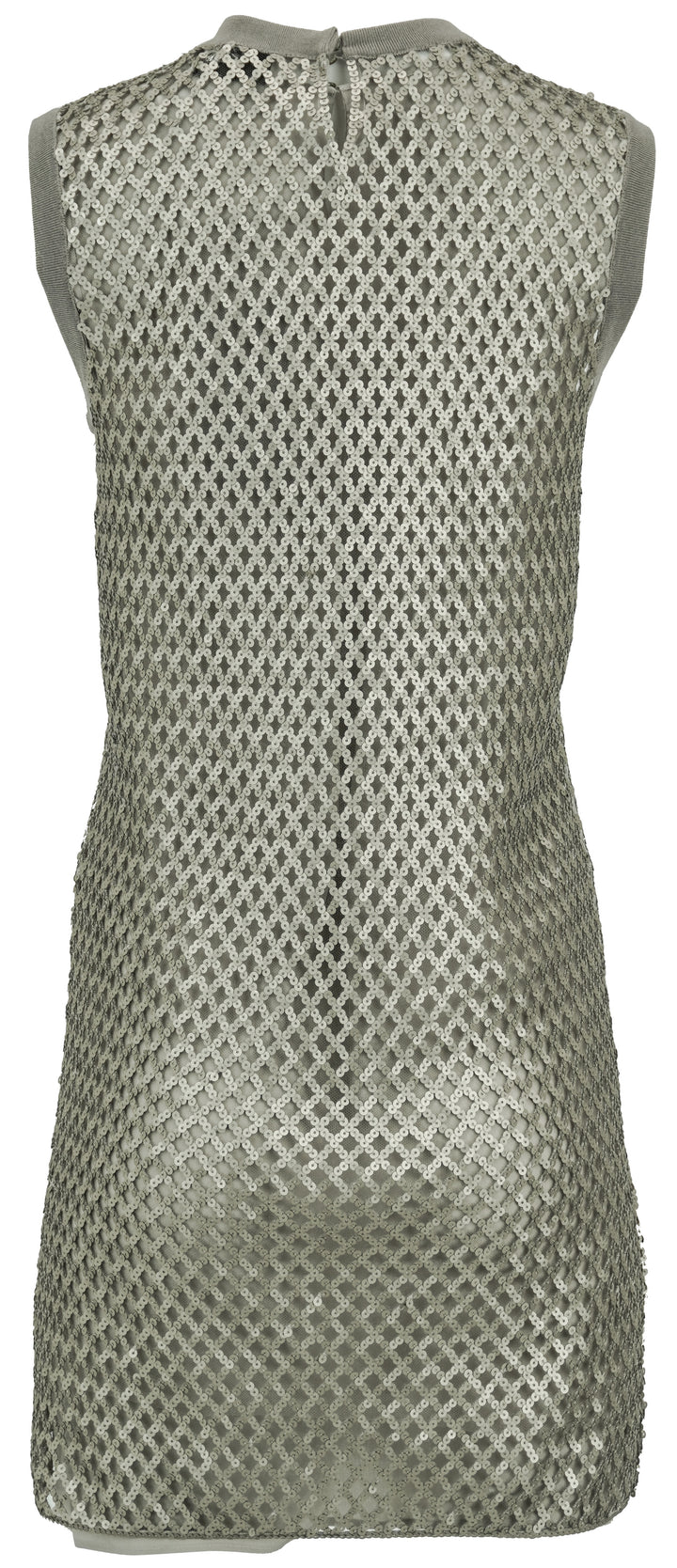 Fendi Sequined Embellished Dress in Grey - Discounts on Fendi at UAL