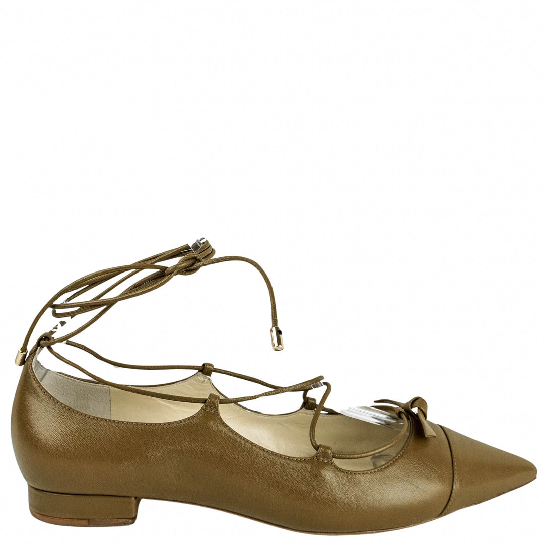 Alexandre Birman Clarita Flat in Brown - Discounts on Alexandre Birman at UAL