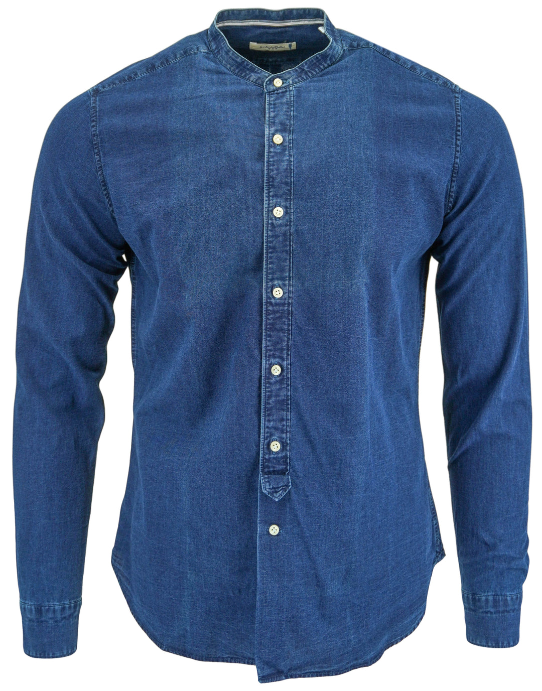 Tintoria Mattei Cali Cowboy Button Down in Navy - Discounts on Tintoria Mattei at UAL