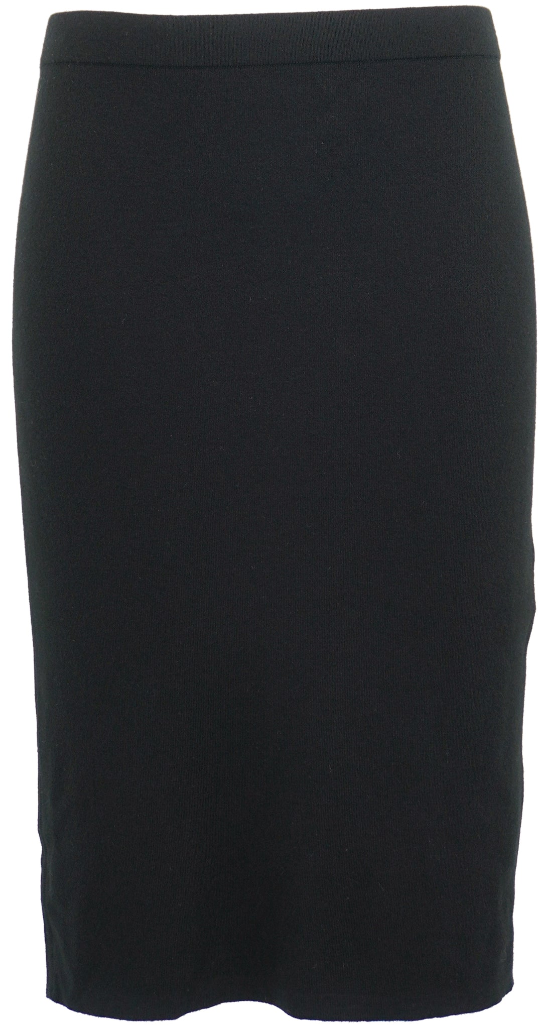 Saint Laurent Knit Wool Pencil Skirt in Black - Discounts on Saint Laurent at UAL