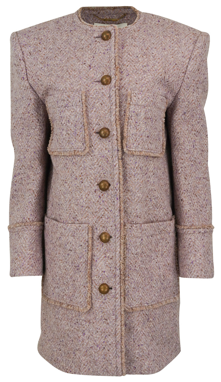 Chloe Coat in Silky Violet