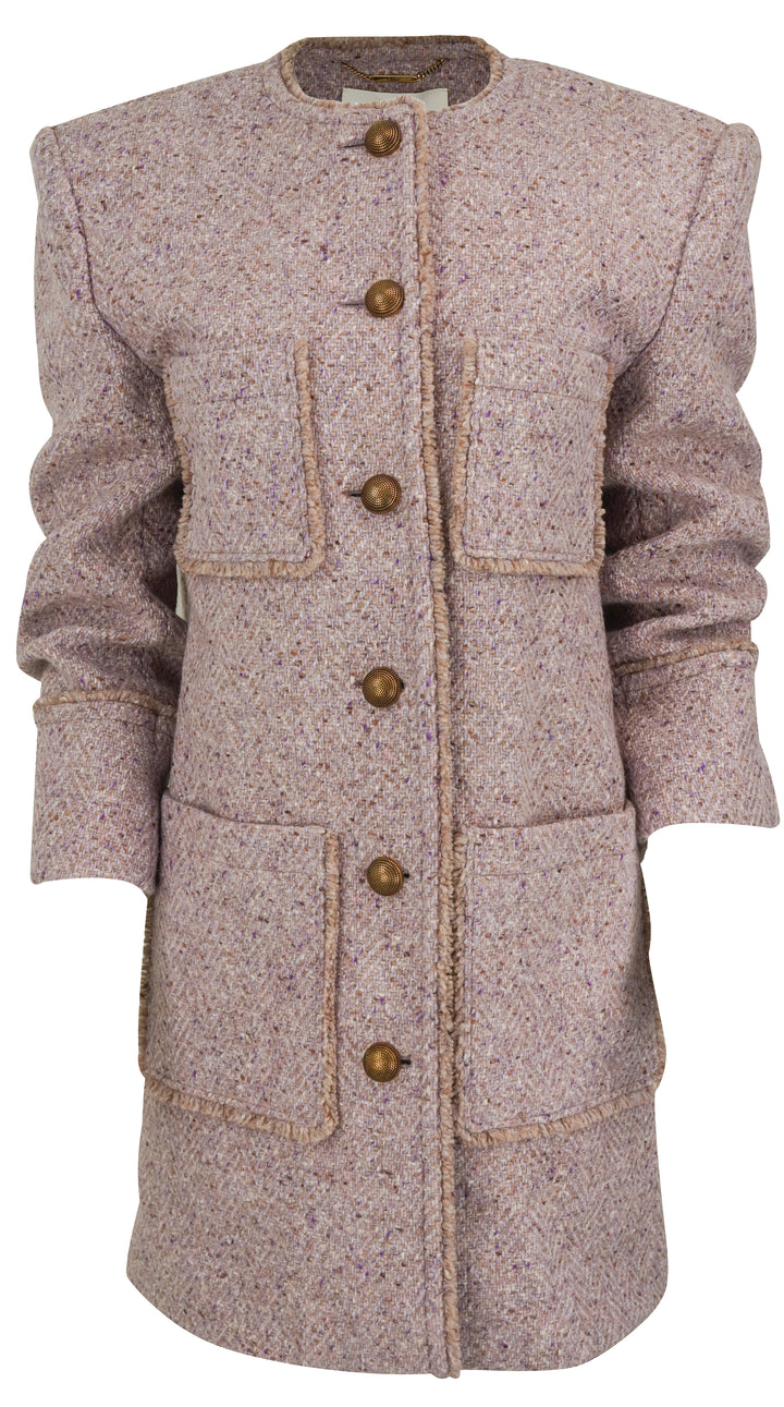 Chloe Coat in Silky Violet
