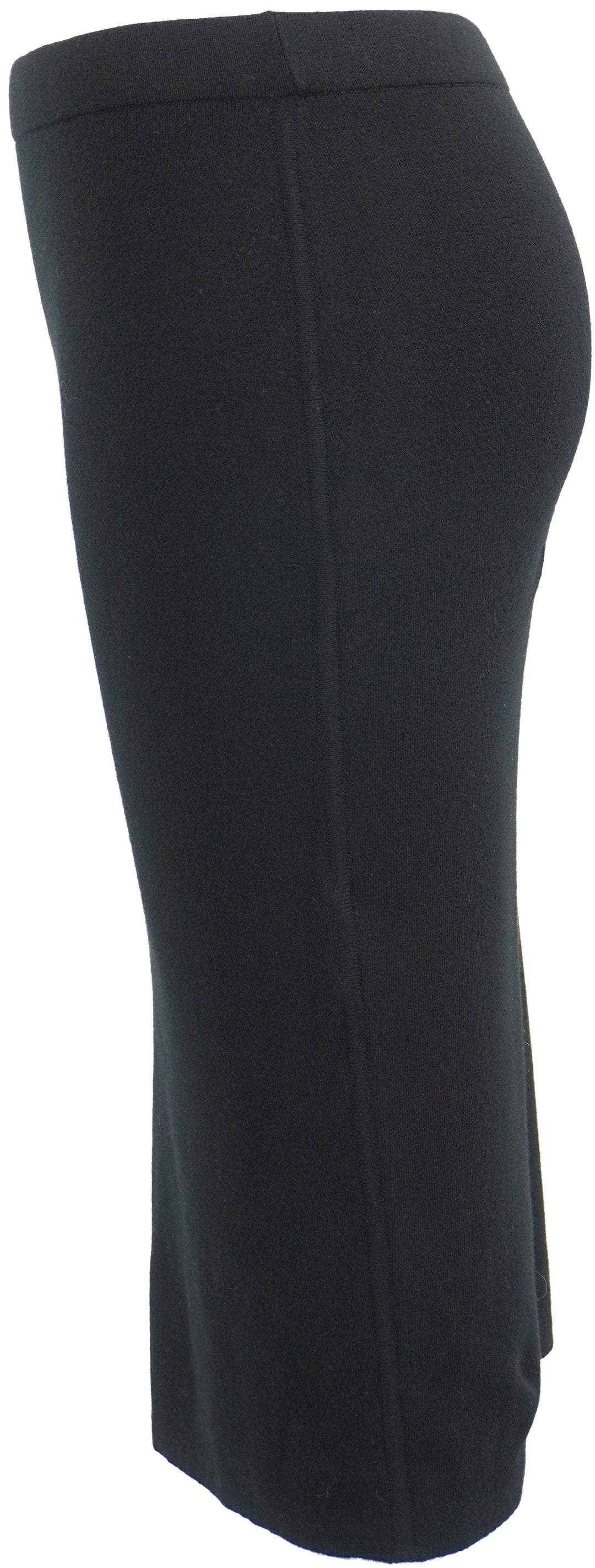 Saint Laurent Knit Wool Pencil Skirt in Black - Discounts on Saint Laurent at UAL