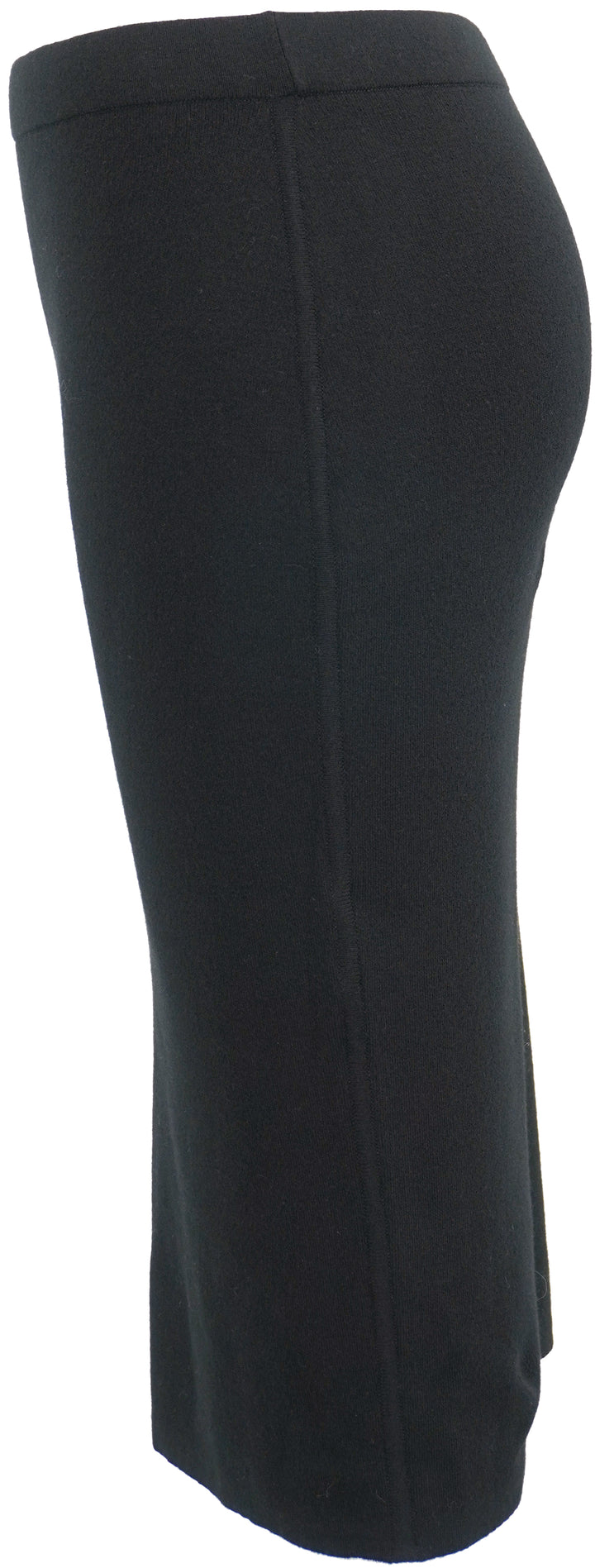 Saint Laurent Knit Wool Pencil Skirt in Black - Discounts on Saint Laurent at UAL