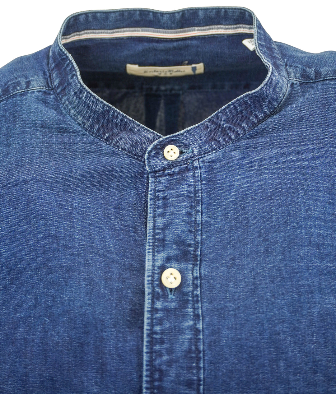 Tintoria Mattei Cali Cowboy Button Down in Navy - Discounts on Tintoria Mattei at UAL