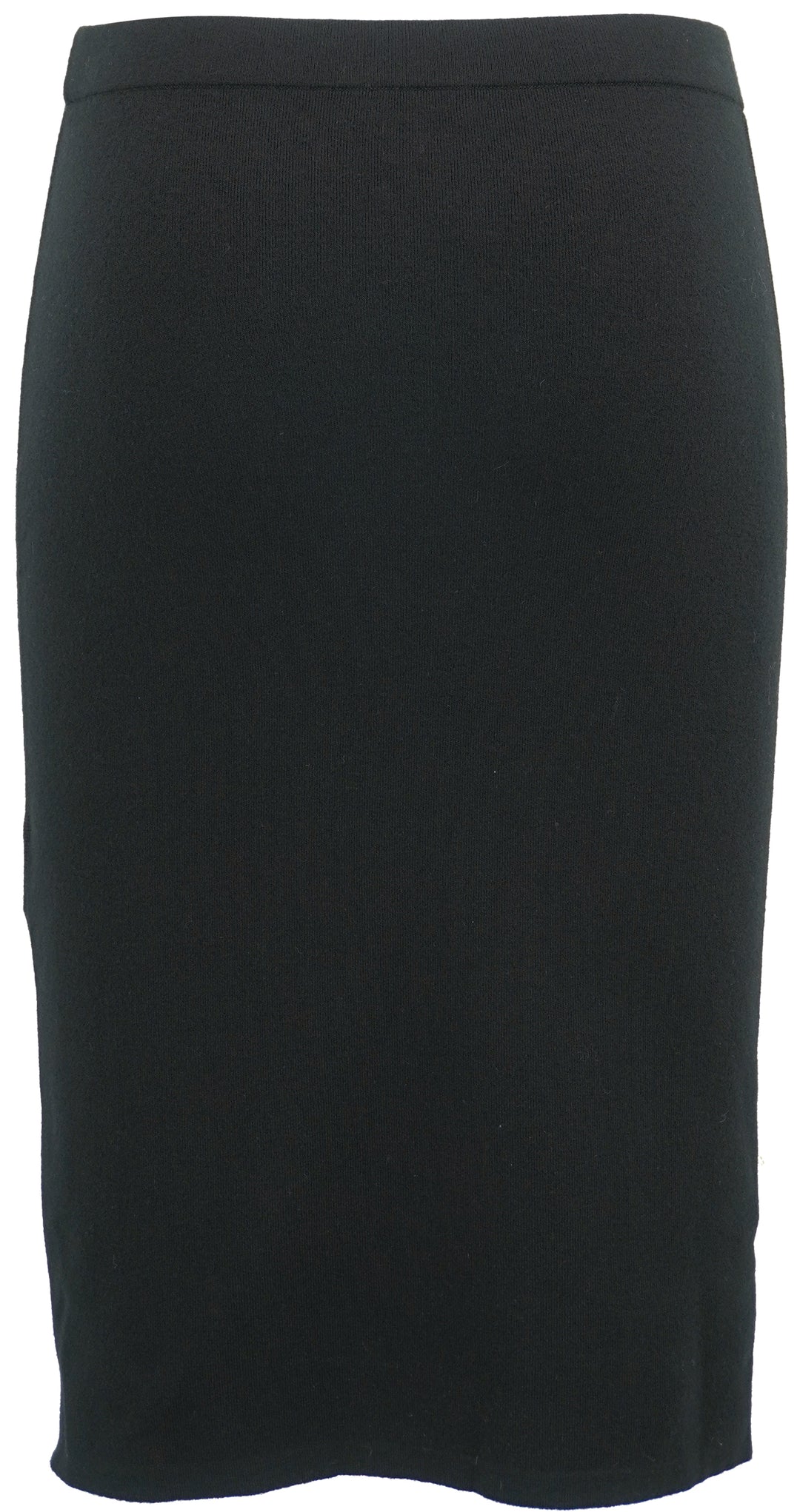Saint Laurent Knit Wool Pencil Skirt in Black - Discounts on Saint Laurent at UAL