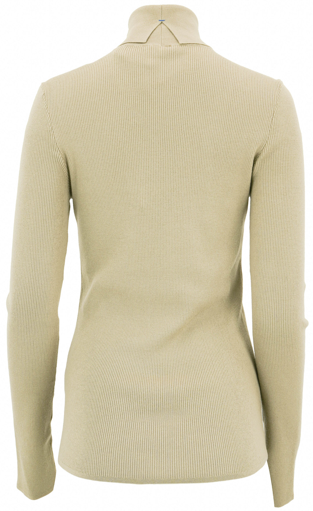 Burberry Ribbed Turtleneck in Limestone - Discounts on Burberry at UAL