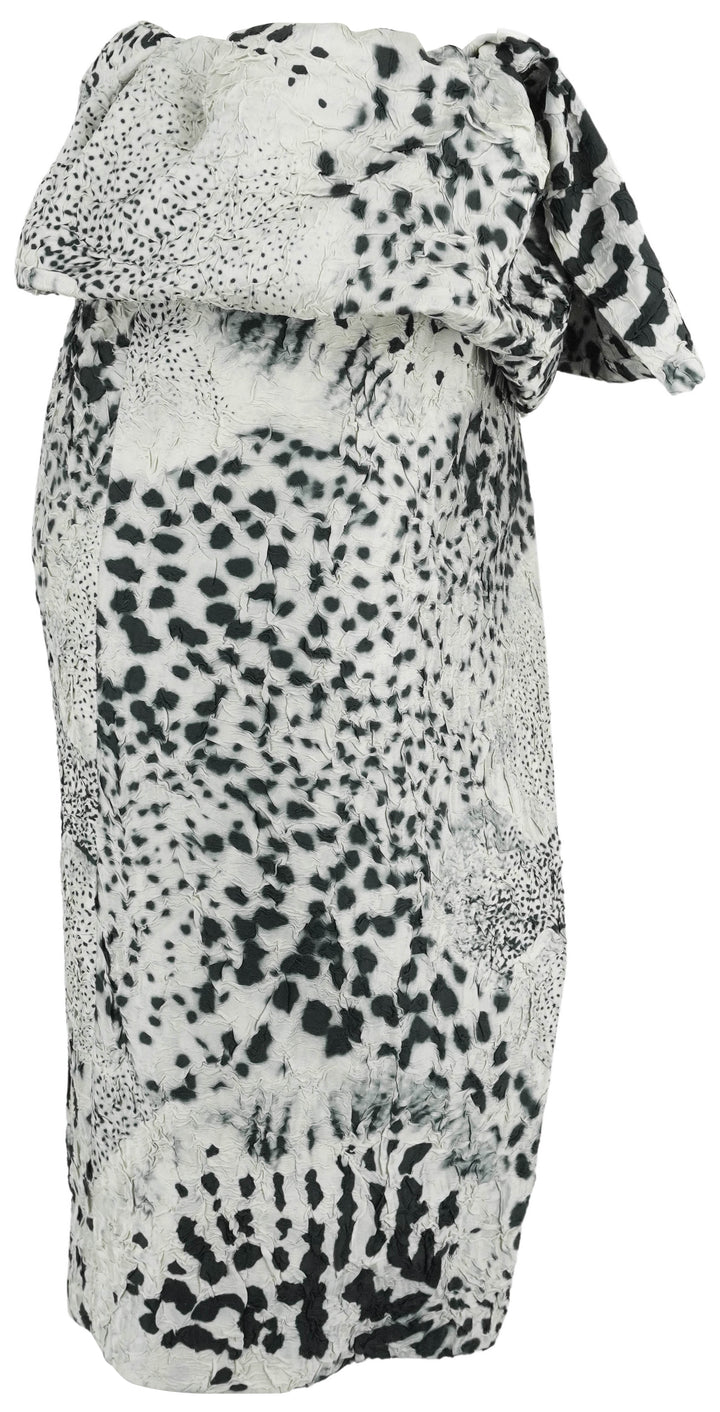 Dries Van Noten Foldover Skirt in Champagne Multicolor - Discounts on Dries Van Noten at UAL