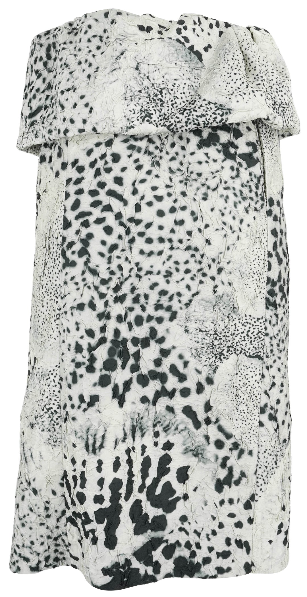 Dries Van Noten Foldover Skirt in Champagne Multicolor - Discounts on Dries Van Noten at UAL