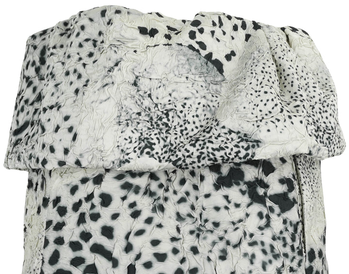 Dries Van Noten Foldover Skirt in Champagne Multicolor - Discounts on Dries Van Noten at UAL
