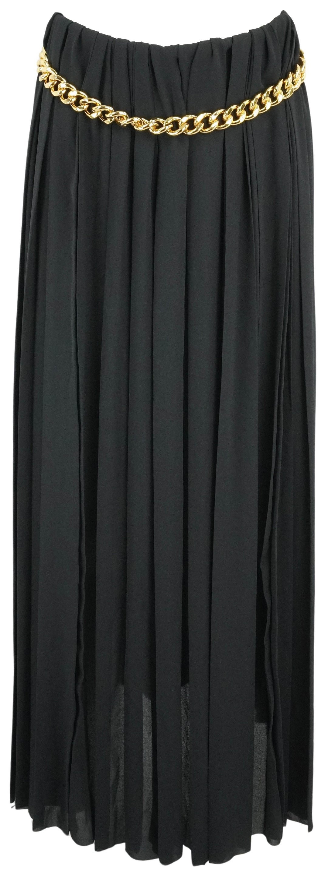 Balenciaga Skirt with Chain Detail in Black - Discounts on Balenciaga at UAL