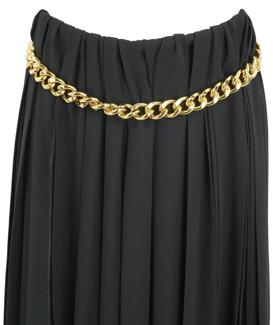 Balenciaga Skirt with Chain Detail in Black - Discounts on Balenciaga at UAL