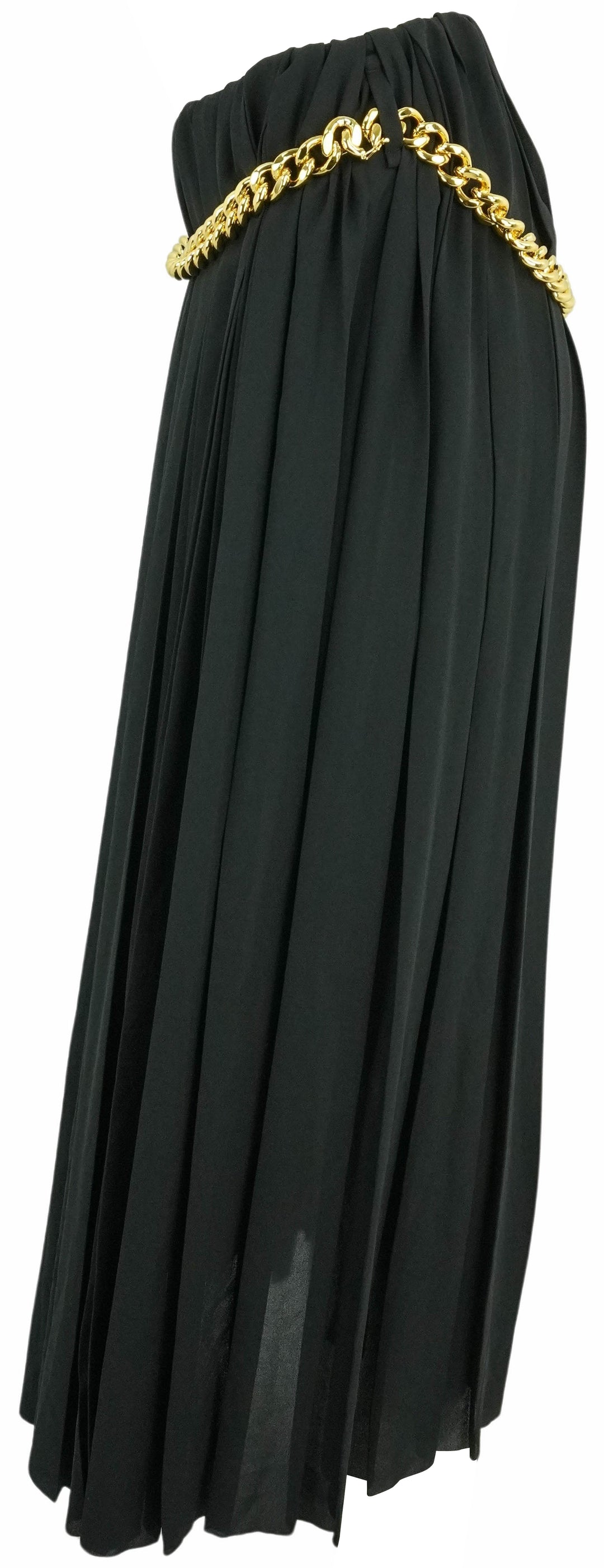 Balenciaga Skirt with Chain Detail in Black - Discounts on Balenciaga at UAL