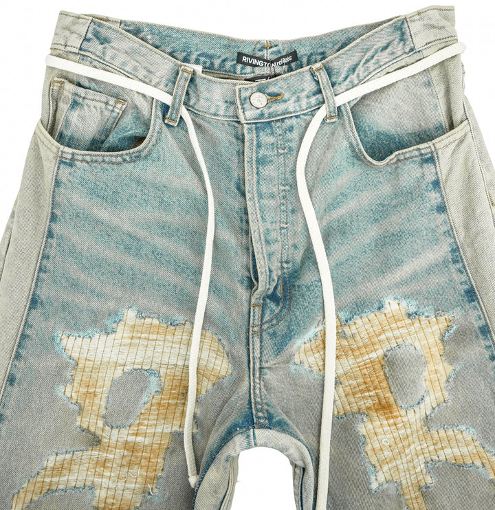Rivington Roi Rebis Fathers Garden Denim #2 in Light Indigo - Discounts on Rivington Roi Rebis at UAL