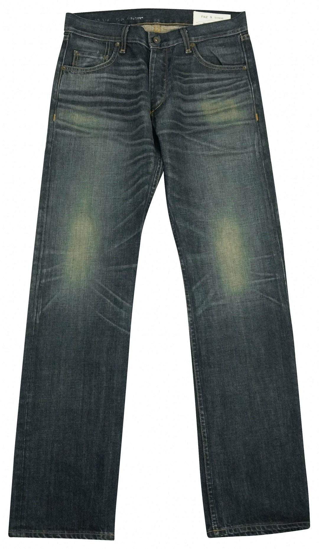 Rag & Bone Slim Straight Leg Denim in Wells - Discounts on rag & bone at UAL