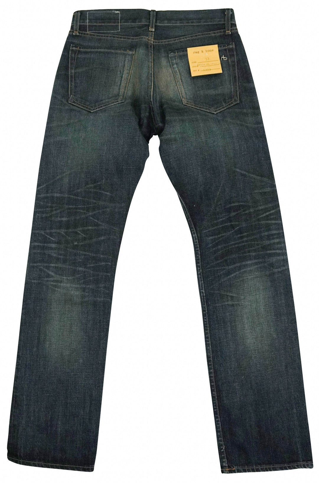 Rag & Bone Slim Straight Leg Denim in Wells - Discounts on rag & bone at UAL