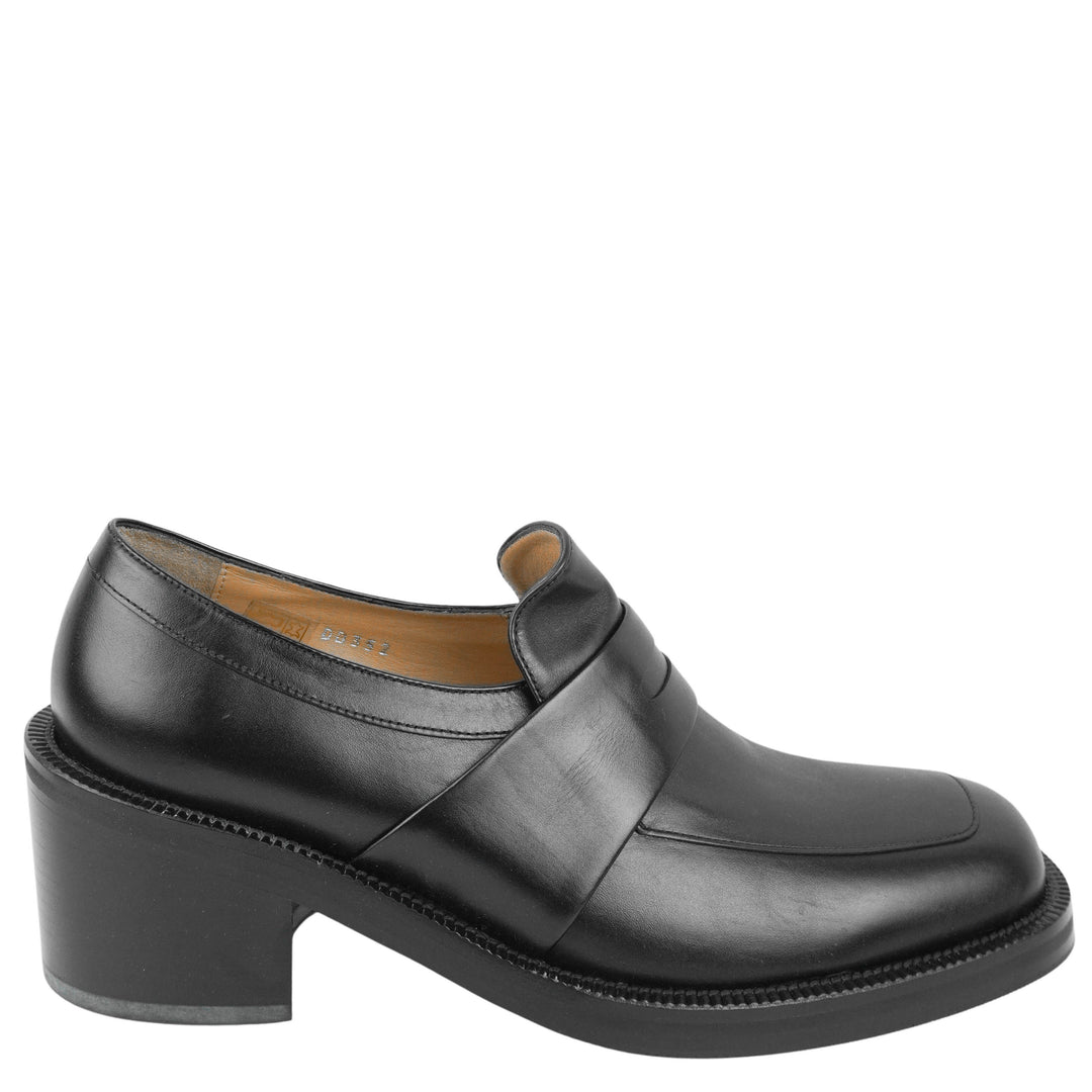 Dries Van Noten Leather Loafers in Black - Discounts on Dries Van Noten at UAL