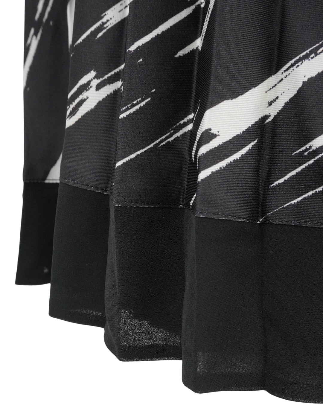 3.1 Phillip Lim Abstract Wood Grain Pleated Skirt in Black - Discounts on Phillip Lim at UAL