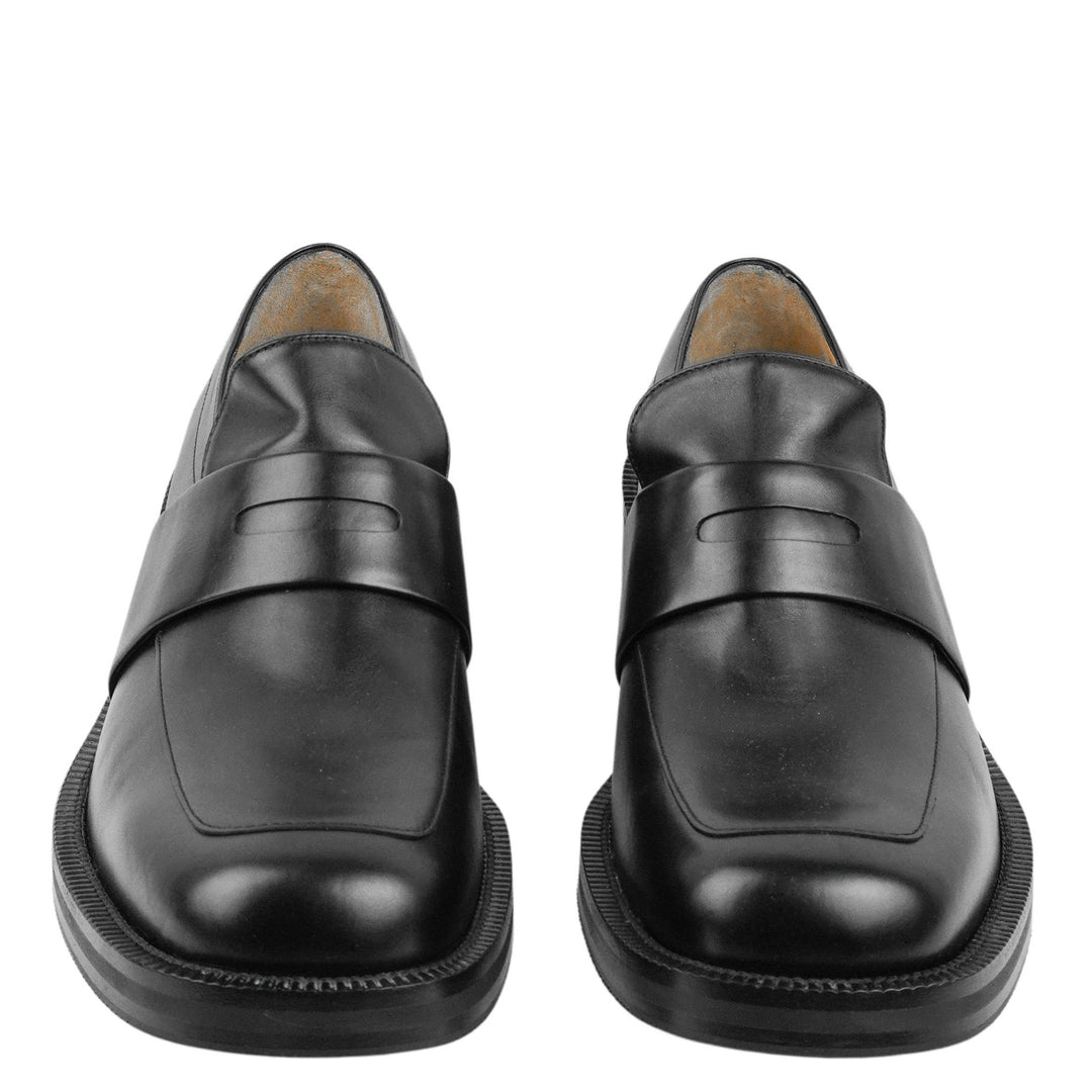 Dries Van Noten Leather Loafers in Black - Discounts on Dries Van Noten at UAL