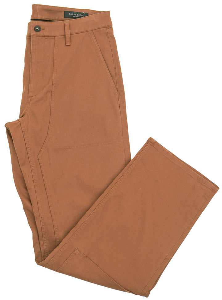 Rag & Bone Corduroy Carpenter Pants in Chocolate - Discounts on Rag & Bone at UAL