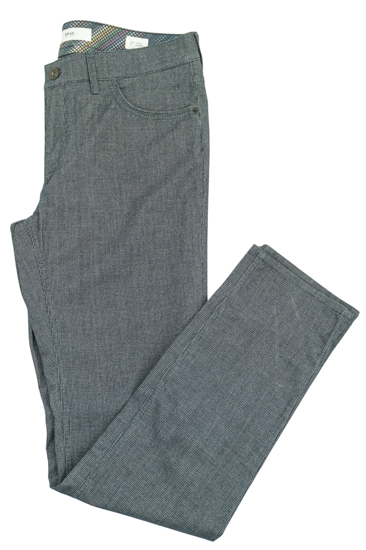 Brax Chuck Pants in Navy/Grey