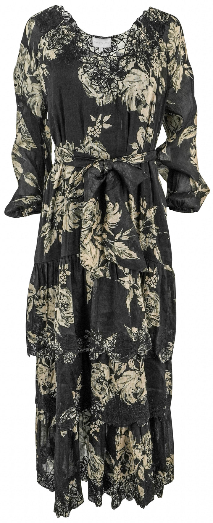 Christy Lynn Anastasia Dress in Black Rose - Discounts on Christy Lynn at UAL