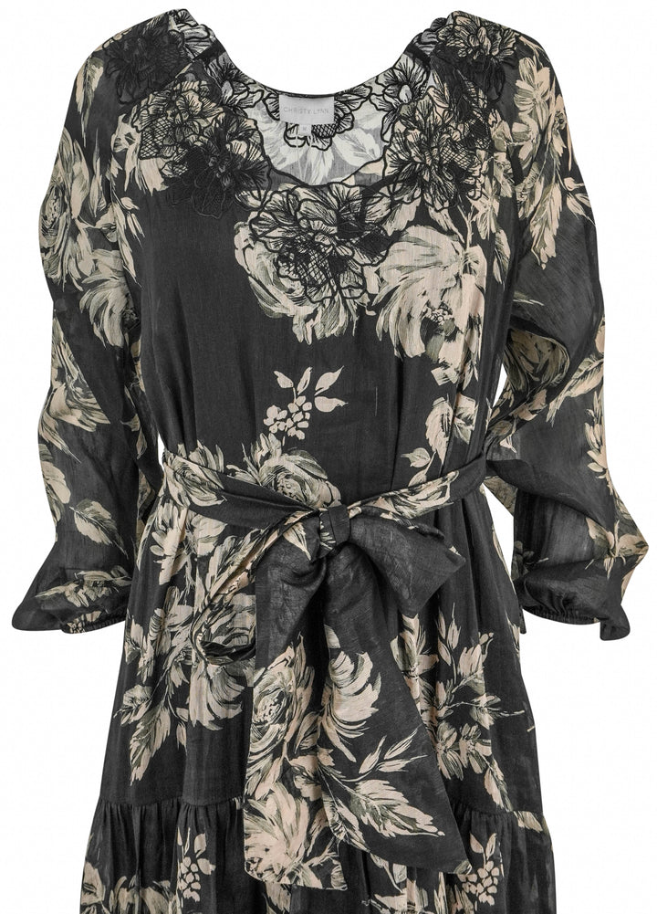 Christy Lynn Anastasia Dress in Black Rose - Discounts on Christy Lynn at UAL