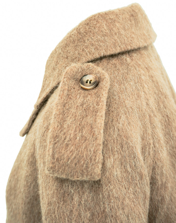 Altuzarra Joan Coat in Camois - Discounts on Altuzarra at UAL