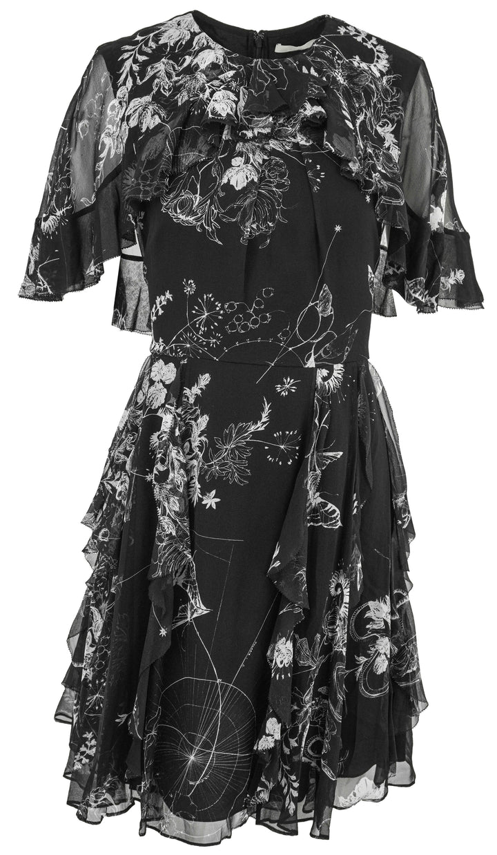 Jason Wu Collection Silk Chiffon Dress in Black - Discounts on Jason Wu at UAL