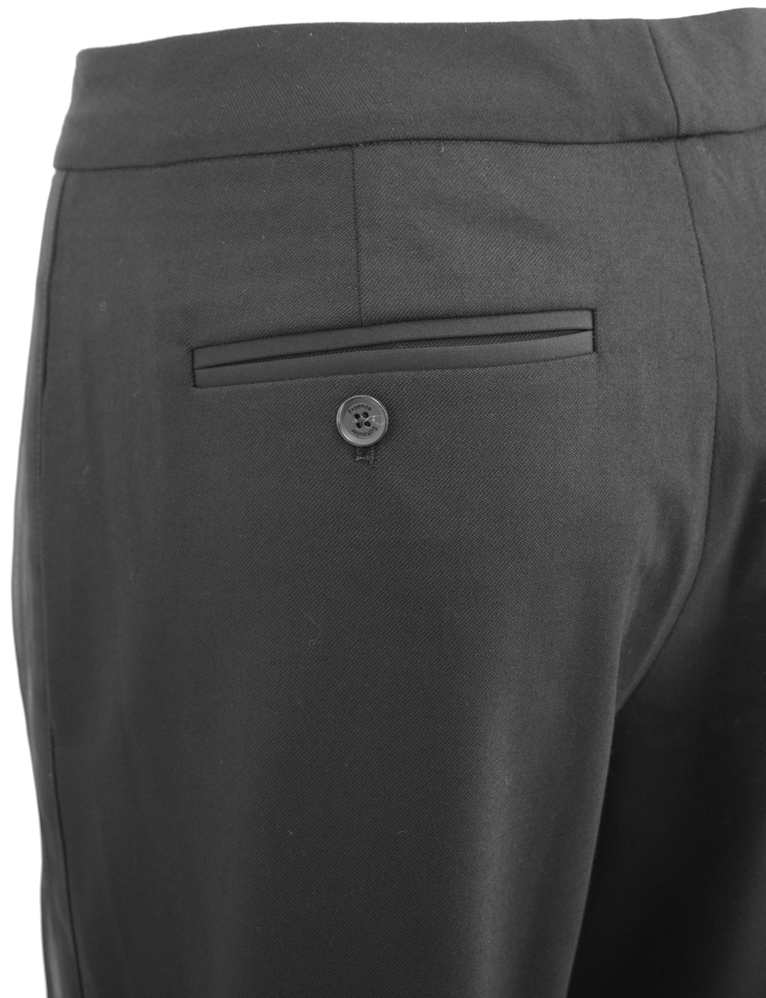 Proenza Schouler Teddy Wool Twill and Organza Pants in Black - Discounts on Proenza Schouler at UAL