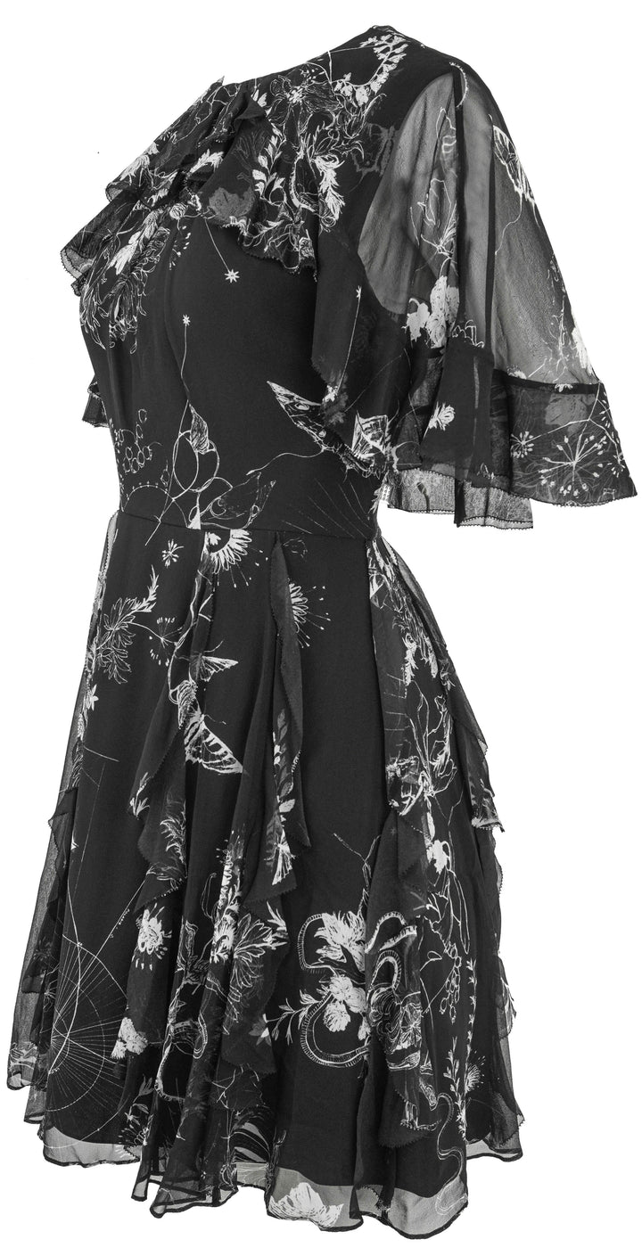 Jason Wu Collection Silk Chiffon Dress in Black - Discounts on Jason Wu at UAL