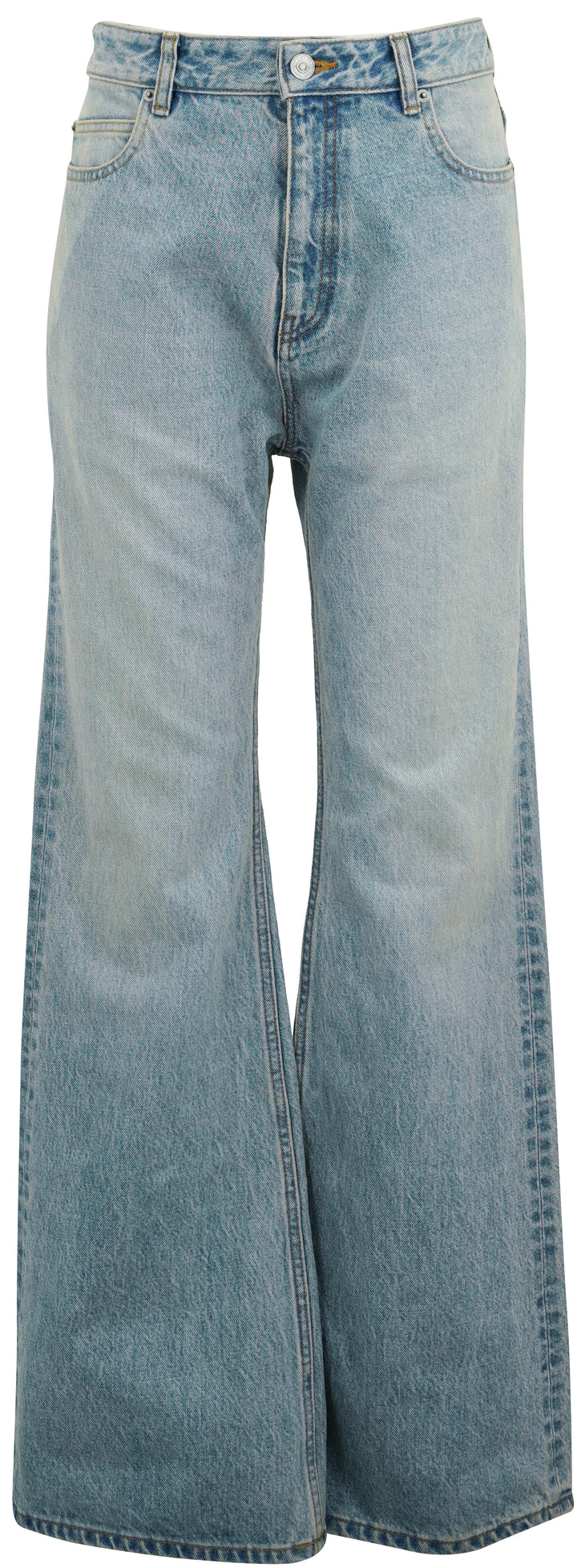 Balenciaga Flared Jeans in Light Wash Denim - Discounts on Balenciaga at UAL