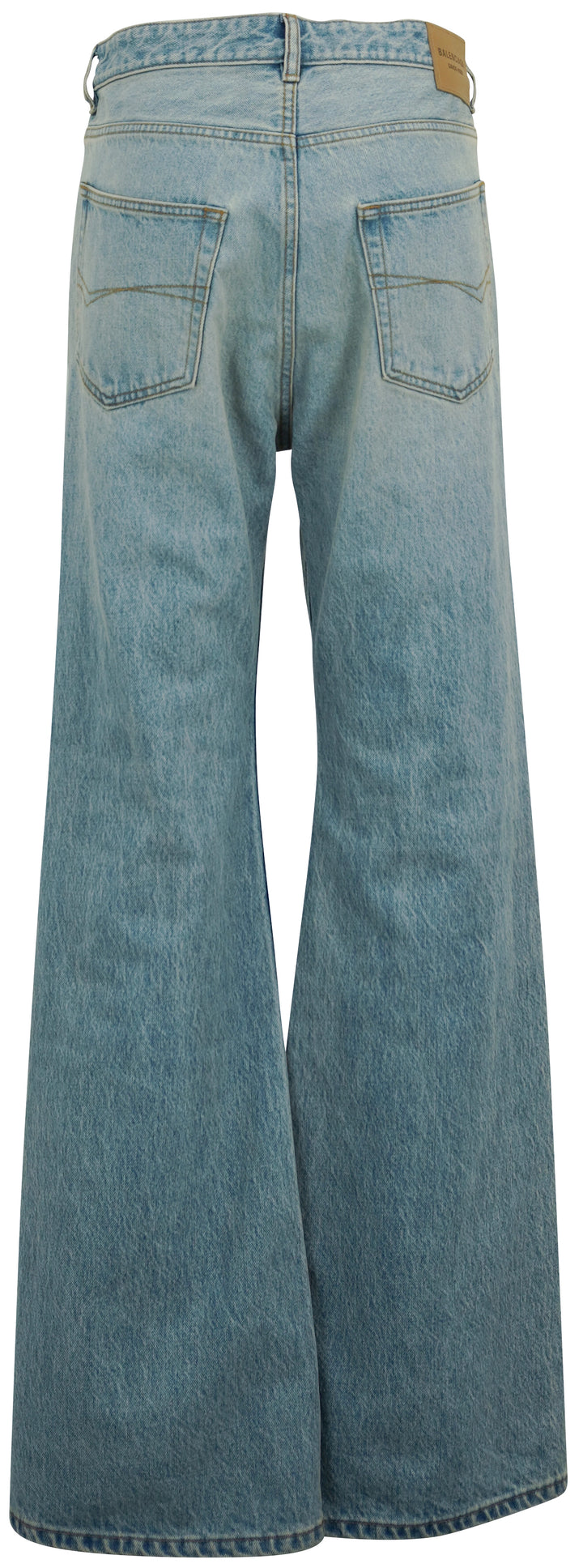 Balenciaga Flared Jeans in Light Wash Denim - Discounts on Balenciaga at UAL